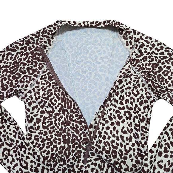 J. Crew Long Sleeve Rash Guard Leopard - Picture 2 of 5